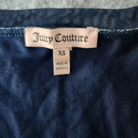 Juicy Couture VTG Flounder Dress Womens XS Stripped  Y2K Wednesday Addams Witchy - Picture 3 of 11